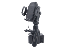 Suporte Para Celular Com Carregador Sem Fio Usb De 5w E Ângulo Ajustável Para Carro, Compatível Com Celulares De 4 A 6,8 Polegadas.