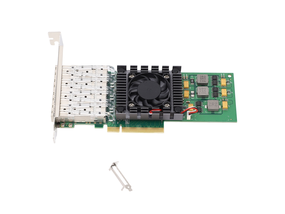 Placa de Rede Pcie X8 LAXISCREED Bcm57840 4 Sfp28 Lc