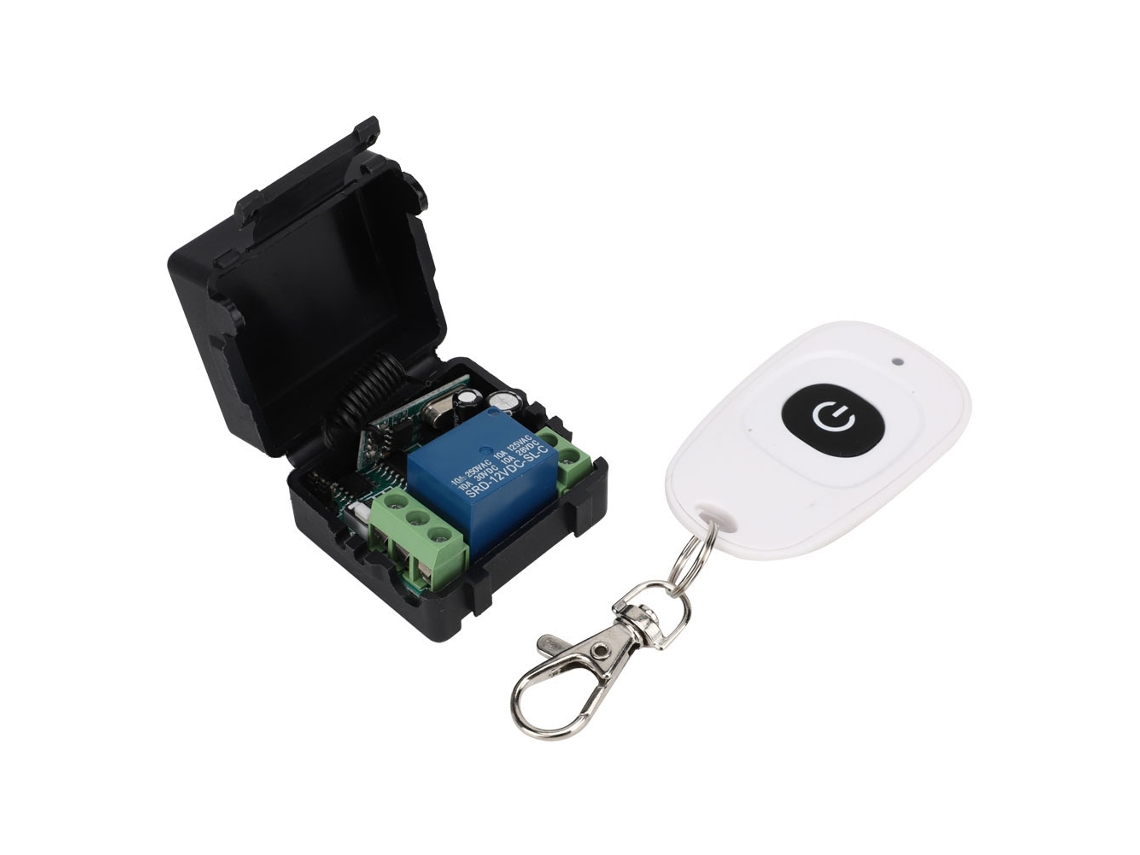 Sistema De Controle Remoto Sem Fio Comutador De Canal Único Pequeno Volume Dc12v