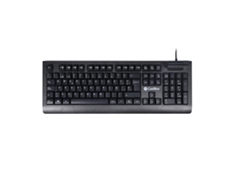 Lurelia Tec04dni Usb, Teclado Office Qwerty Preto Com Leitor Dnie E Smartcard