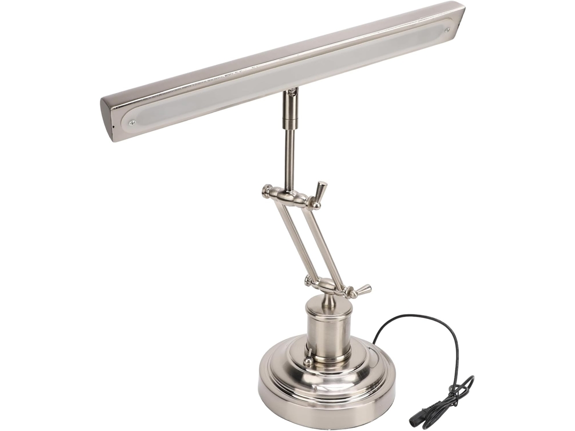 Luminária De Mesa Multifuncional Led Fockety Retro Piano, Com Regulagem De Intensidade Por Toque, Braço Ajustável, 2700k