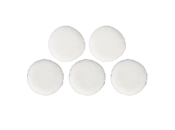 5pcs Bola Puff De Pó Para Maquiagem, Amigável À Pele E Lavável