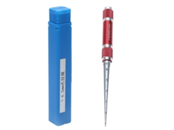Medidor de furo cônico em aço inoxidável, ferramenta para medir diâmetro interno de 1 a 6,5 mm