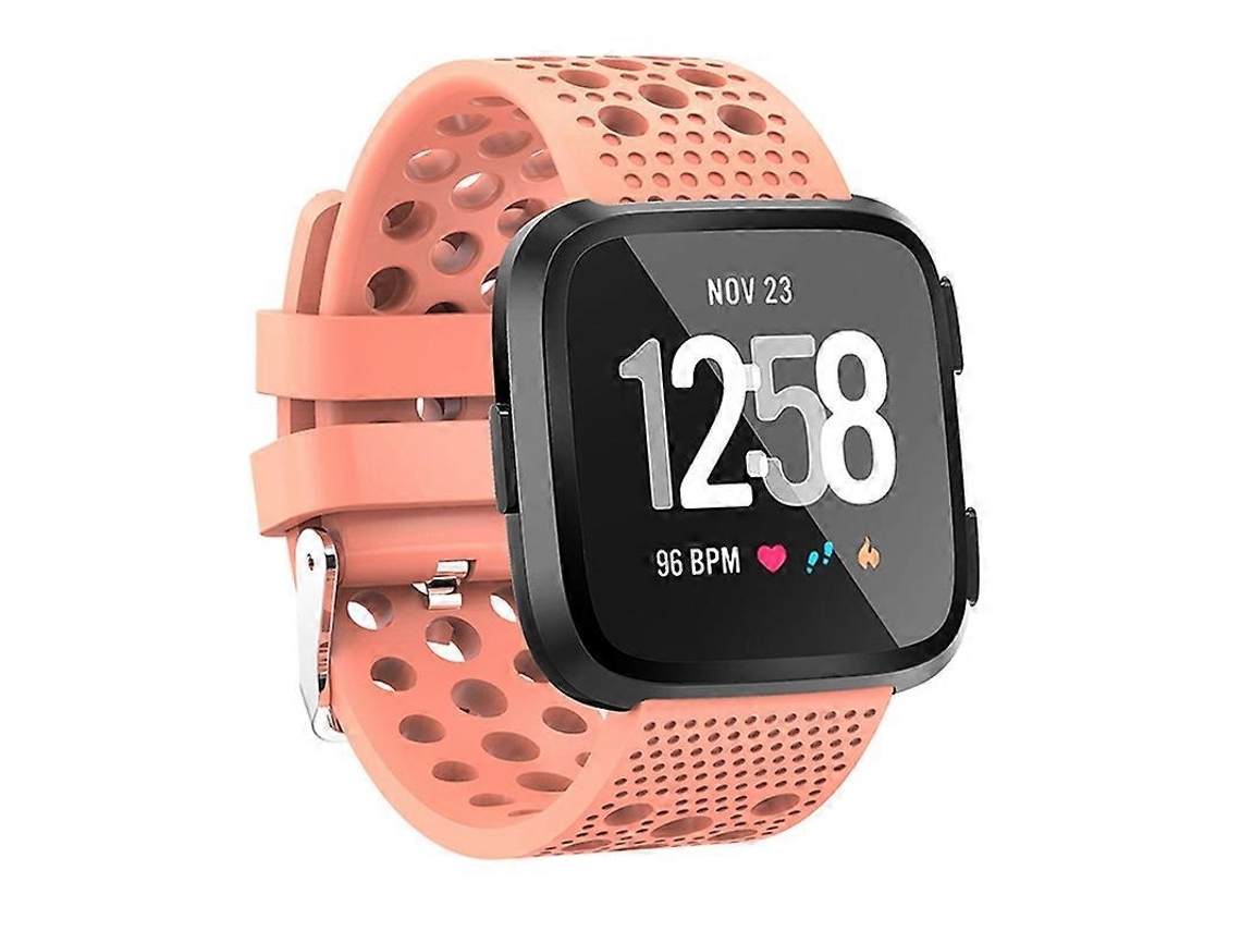 Pulseira Inteligente Com Orifícios De Ventilação Para Fitbit Versa Nostalgia88