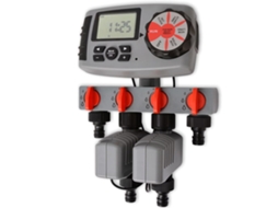 42352 Vidaxl Temporizador Automático De Irrigação Com 4 Estações 3 V