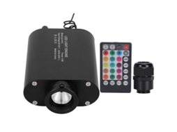 Motor de luz de fibra óptica RGBW 12W com controle remoto e app Bluetooth para iluminação de teto | S/MARCA
