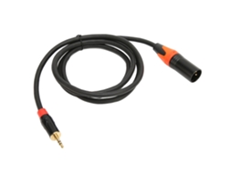 Cable adaptador auxiliar de 3,5 mm a XLR macho de 1,5 m para móvil, portátil, mesa de mezclas y altavoz | S/MARCA