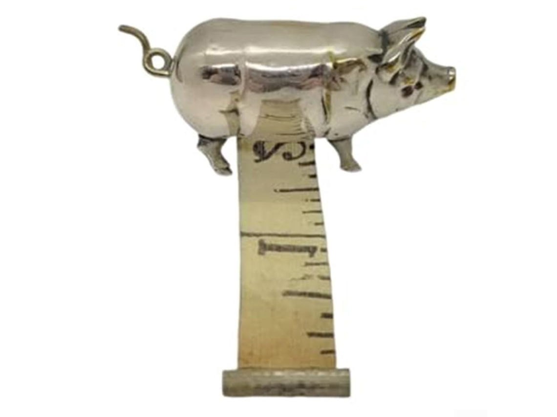 Lurelia Fita Métrica Portátil Resistente Compacta Metal Para Costura E Artesanato