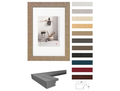 Moldura HOME Madeira  5X13x18 + 1X13x13 cm