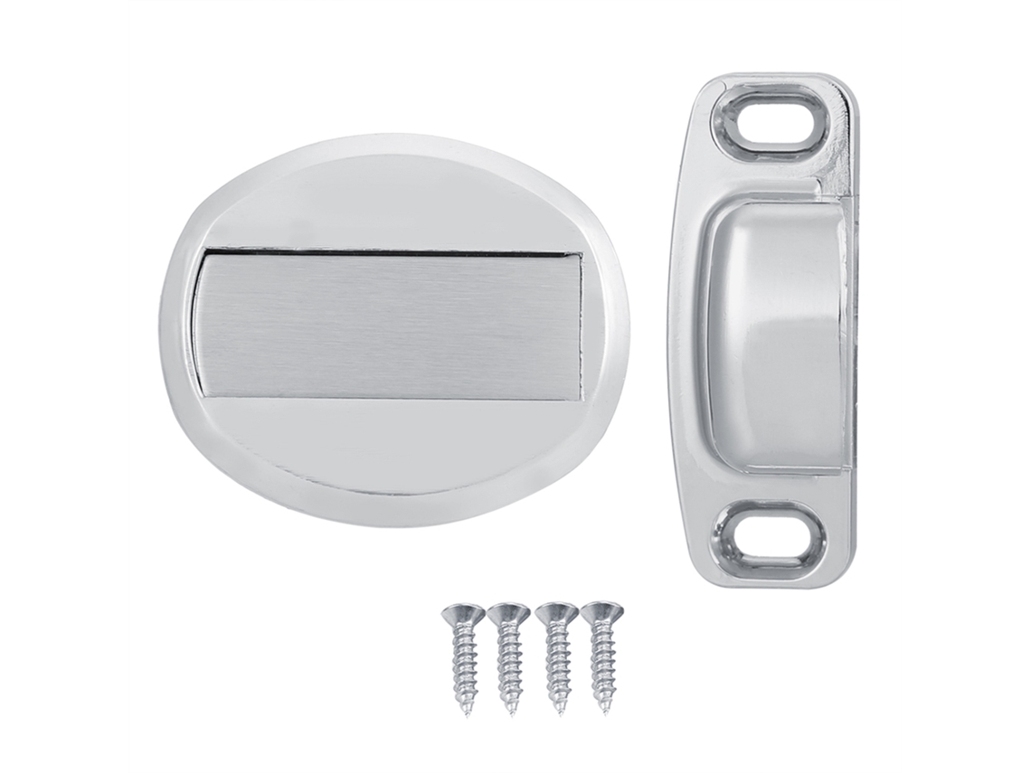 Amortecedor de Porta Primerox Magnético Oculto de Aço Inoxidável, Forte