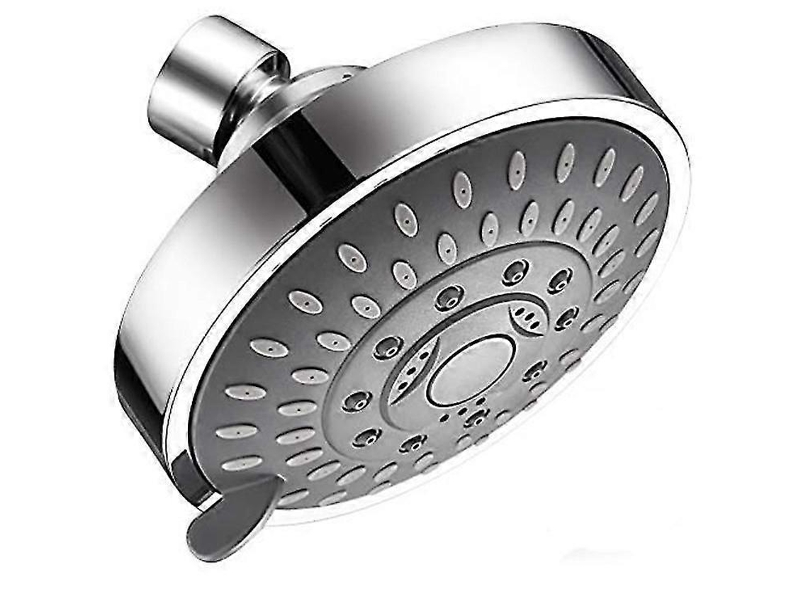 Ducha Fija de Alta Presión 5 Modos 4.1 Pulgadas Con Juntas de Bronce Ajustables para Baño de Lujo