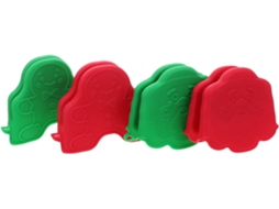 Protetores De Silicone Ultechnovo Para Forno, Fogão E Churrasqueira 4 Peças Antiescaldantes Isolantes Fáceis De Limpar
