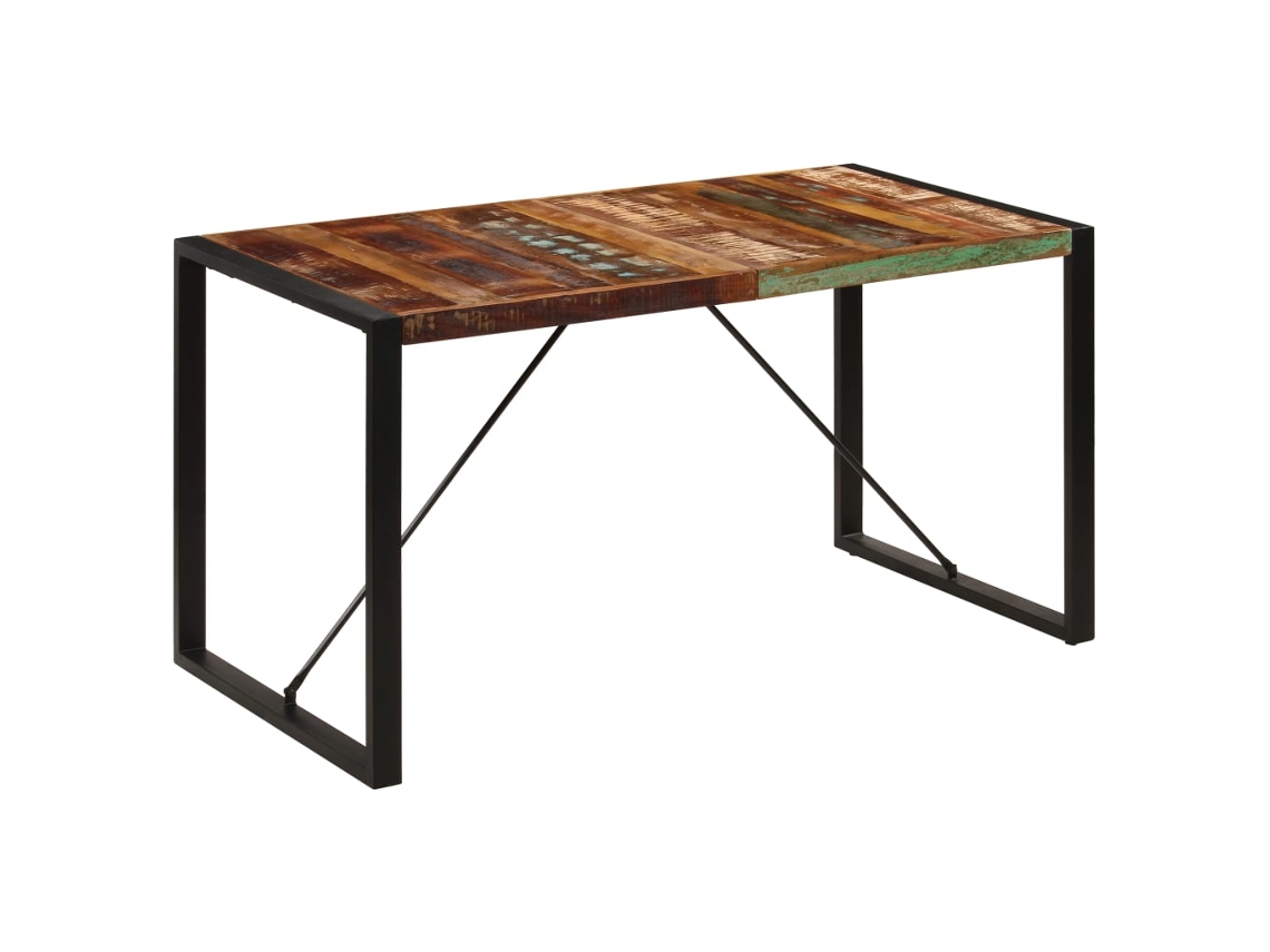 Dining Table, Dining Tables Vidaxl Multicolor Madeira (140 X 70 X 75 Cm)