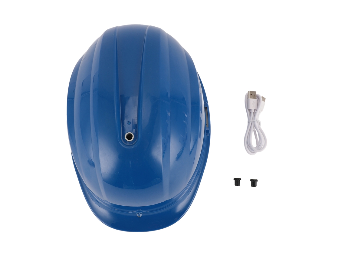 Capacete de Segurança com Ventilação Solar e Cooler Duplo