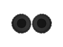 Set 2 Almofadas Zruxe Para Auscultadores Sony Mdr-xb400 Over-ear Preto (pele Ecológica, Espuma Memory)