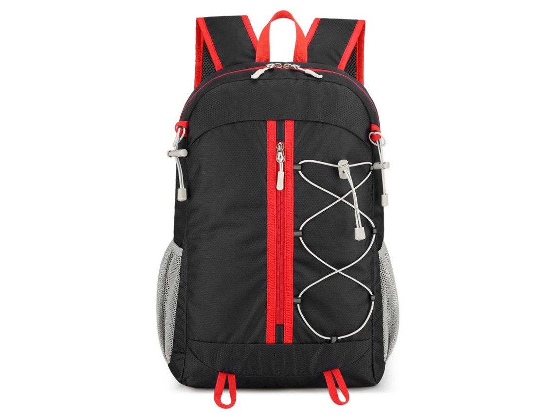 Mochila Dobrável Multifuncional Casual (preta) Com Grande Capacidade.