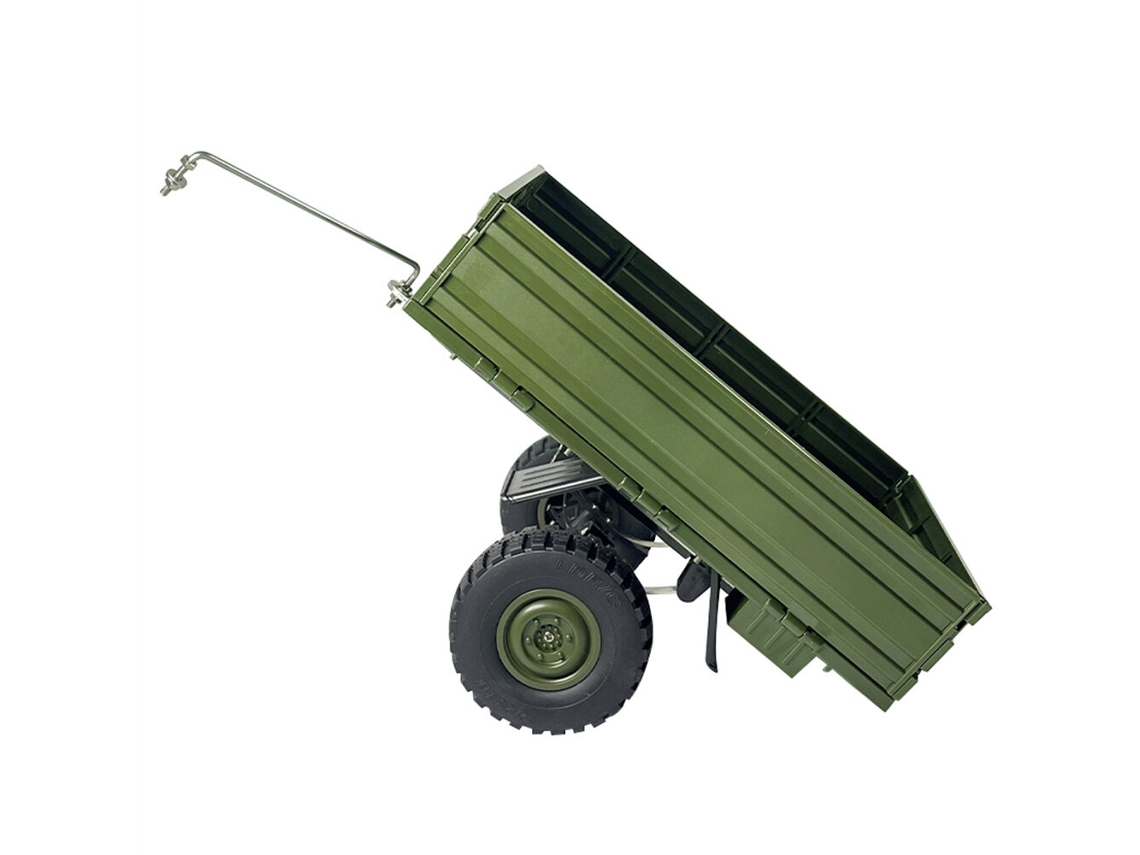 Verdeldr/c Ldp06 1/12 Unimog Rc Carro Reboque com Eixo Portal Sobressalente e Pneus L0039g L0039y Veículos Modelos Peças Acessórios MDUG