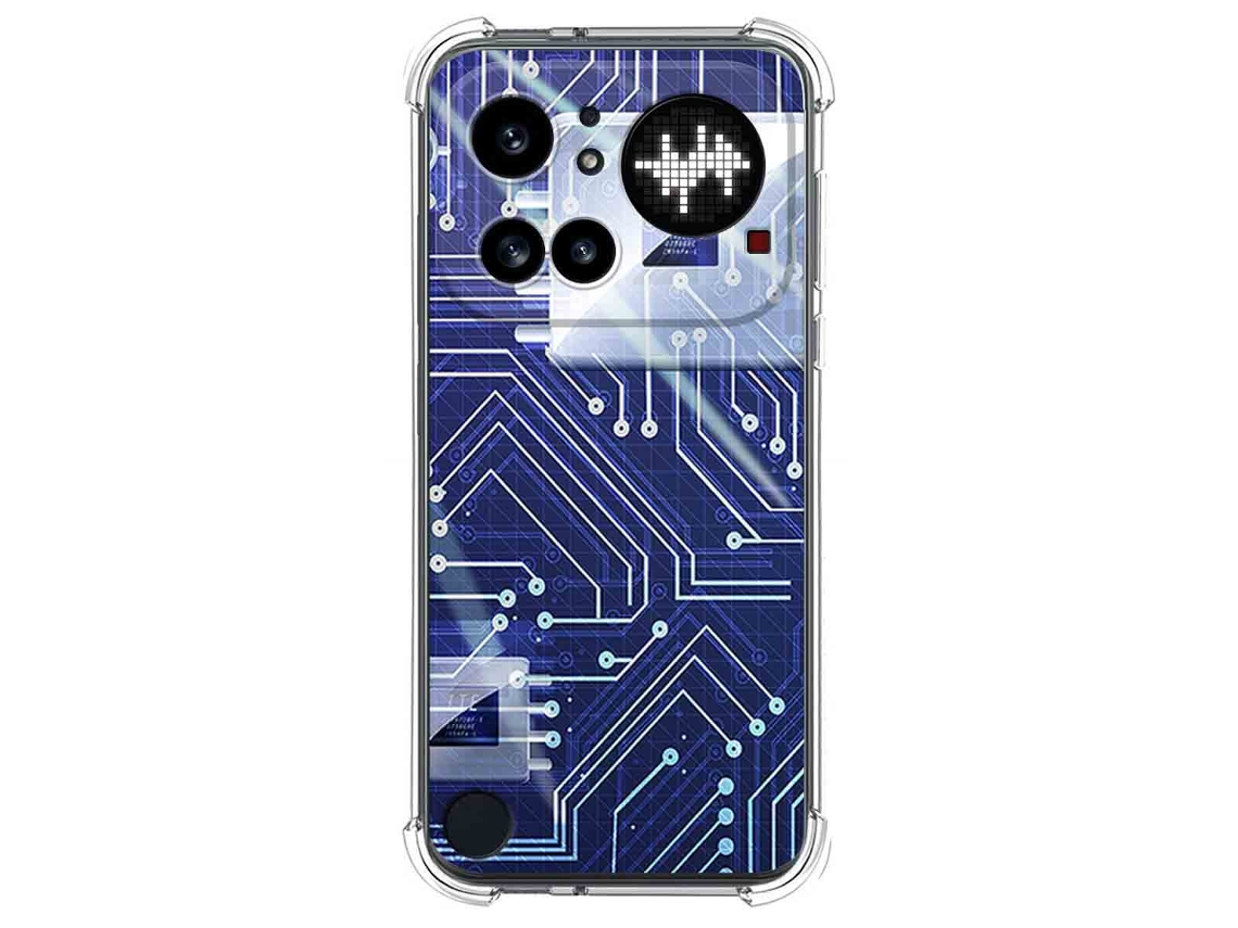 Capa Tumundosmartphone De Silicone À Prova De Choque Para Nothing Phone 4a Pro 5g Com Design De Circuito E Desenho Animado