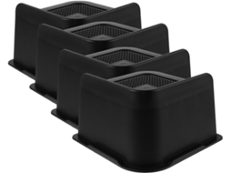 Elevadores De Móveis E Cadeiras Popetpop Borracha Resistente, Blocos Elevadores Em Forma De L 7, 6cm Para Camas, Mesas E