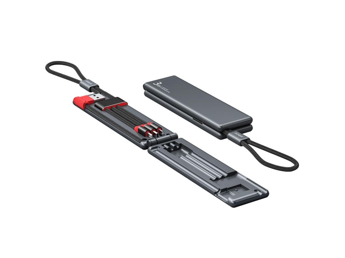 Cabo Usb Type-C Carregamento Micro Rápido Dados Relâmpago para Huawei Nylon Magnética Preto