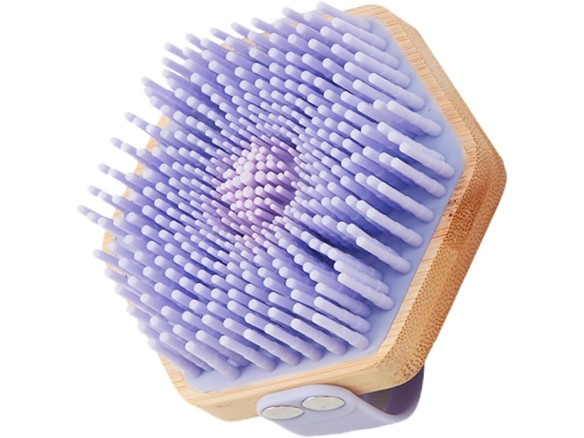 Lurelia Acessório De Duche Com Escova De Silicone Para Banho, Portátil