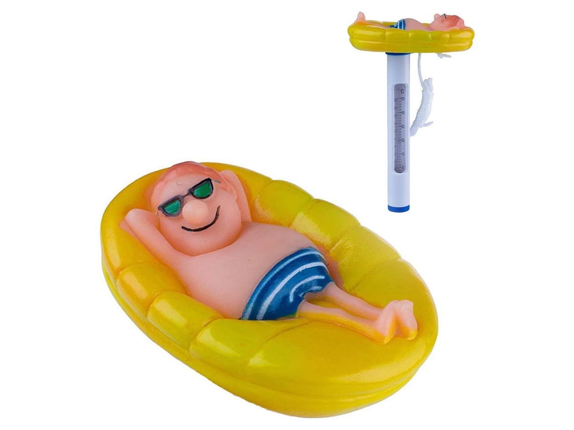 Termômetro Flutuante em Formato Desenho Animado AQUAFORGE para Piscinas, Spas, Jacuzzis, Aquários