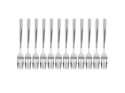 Conjunto de Talheres de Aço Inoxidável 12pcs, Garfos, Prata, Flatware, para Cozinha, Restaurante