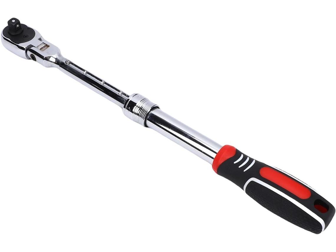 Chave De Catraca Extensível De 3/8 Polegadas, Cabo Ajustável, Liberação Rápida