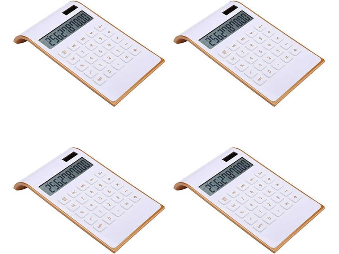 Calculadora 4x, Design Elegante E Fino, Eletrônicos Para Escritório/casa, Calculadora De Mesa Com Du Gokoco