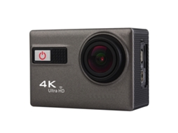 Halinuia Câmera Esportiva 4k Ultra Hd Wifi Tela 2,0 Polegadas 170 Graus 30m À Prova Dágua