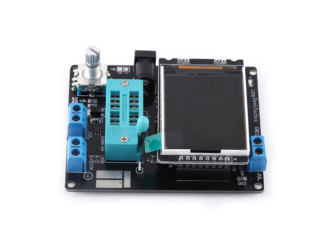 Laxiscreed Gm328a Testador De Transistores Com Medição De Lcr E Geração De Onda Quadrada Pwm