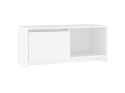 Móvel para TV 90x35x40 cm em aglomerado branco, EXCLUSIVO DA MAISON