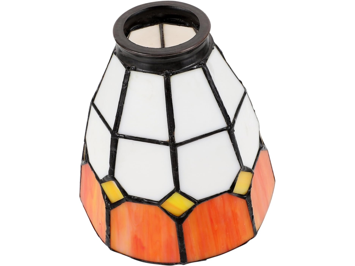 Luminária Decorativa de Vidro Laranja, Compatível com Soquete E27, Fácil de Instalar, para Pendurar na Parede. SFUSHOS