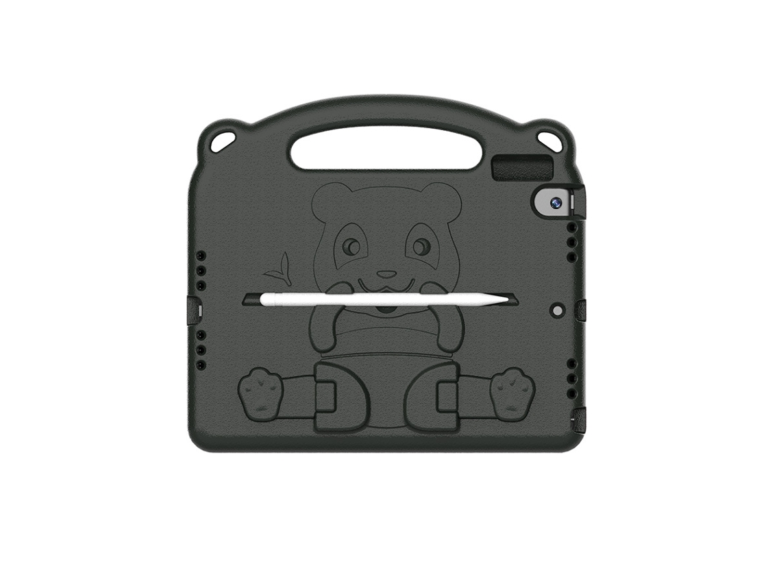 Capa Elegante Para Ipad Pro De 11 Preta, Com Estampa Panda Exportador, Protetora E Ideal Crianças. Tuotuo