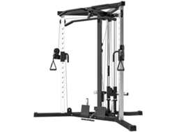 Máquina Multi Estação Musculação Para Treino De Ombros Braços Carga 120 Kg Para Fitness Ginásio Em Casa 170x139x200 Cm Preto