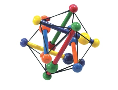 Jogo Didático MANHATTAN TOY Madeira - Bege - 15 cm)