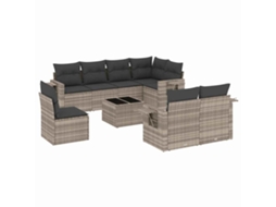 Garden Sofa Set, Garden Sofa Sets Vidaxl Cinzeto Rattan / Vime (n/a)