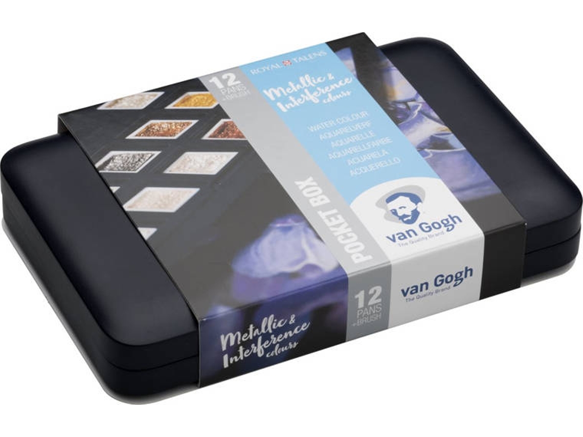 Aguarelas VAN GOGH Pocket Box cores especiais (12 Unidades)