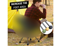 Capas Pés Cadeira Lua Camping Borracha 4pcs
