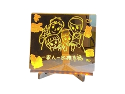 Quadro De Recados Iluminado Com Led Em Acrílico Transparente, Desenho Iluminado, Mensagens Brilhante Para Casa, Escritório, Café, Aquaforge