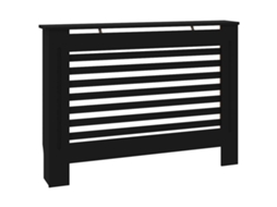 Radiator Cover, Radiator Covers Vidaxl Preto Mdf (112 X 19 X 81.5 Cm)