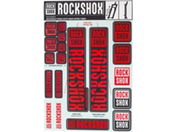 Autocolantes ROCKSHOX 35mm TU
