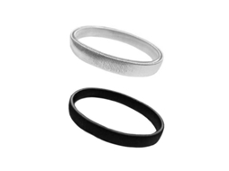 Suportes de manga de camisa com faixas elásticas de metal para os braços, para homens e mulheres, preto.