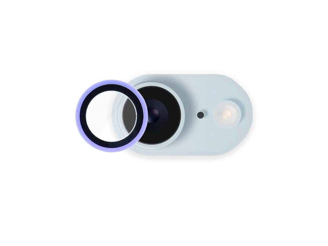 Protetor de lente fluorescente malva para iPhone 17e LA CASA DE LAS CARCASAS