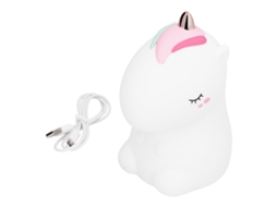 Luminária Noturna Animal Led com Carregamento Usb Silicone Muda de Cor para Quarto S/MARCA