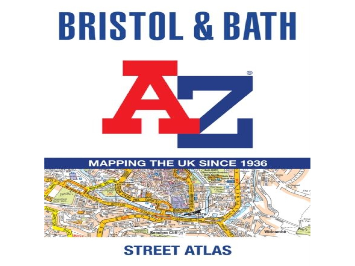 Livro Bristol and Bath A-Z Street Atlas de A-Z Maps (Inglês)