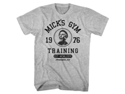 Unisex Adult T-shirt Rockinstone Rocky Movie Training Heather Gray Sizexxxl