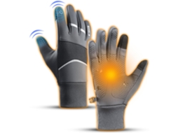 Luvas Térmicas De Inverno Para Corrida, Luvas Com Tela Sensível Ao Toque, Impermeáveis, Antiderrapantes, À Prova De Vento, Luvas P Aquaforge