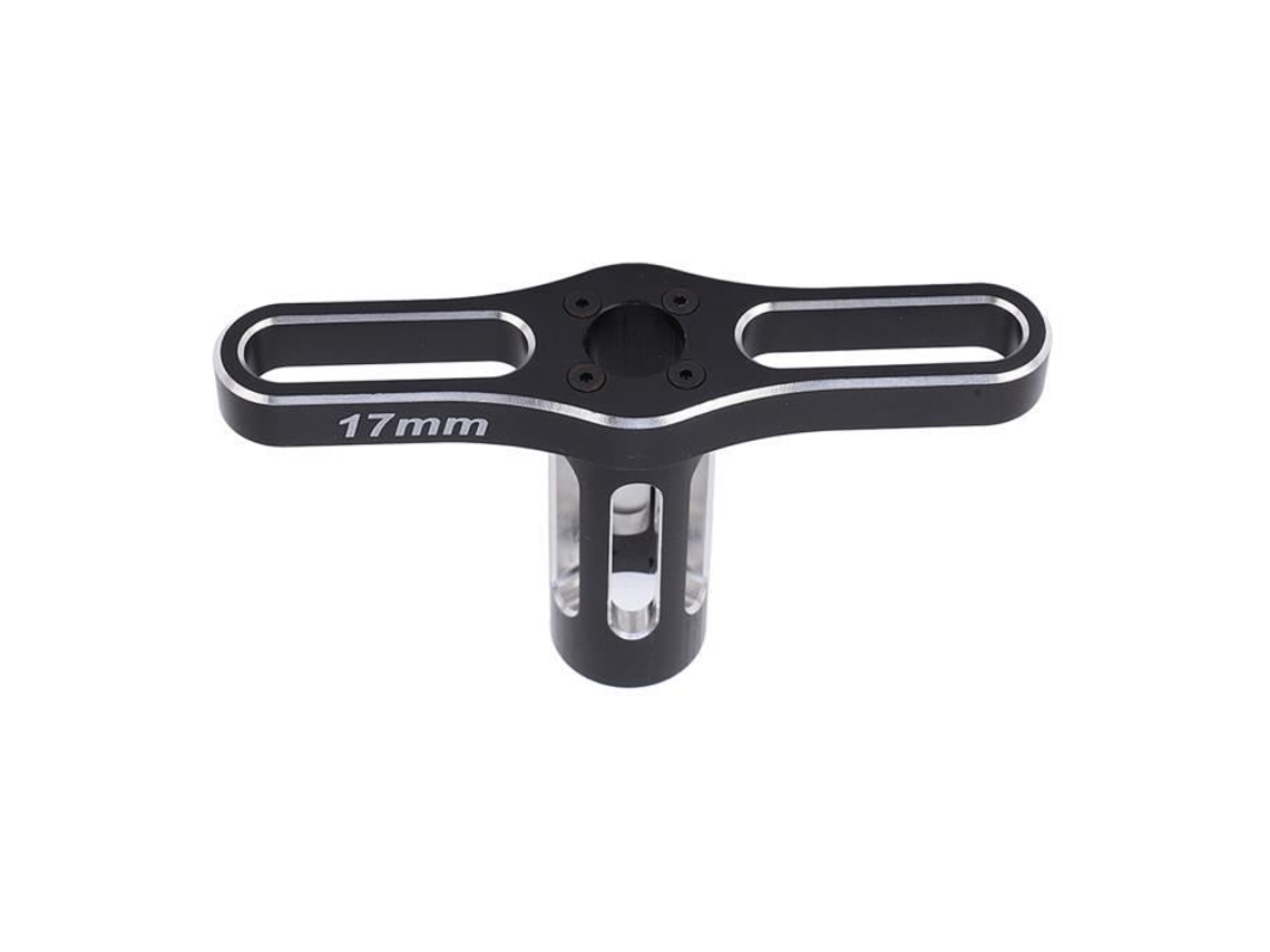 HURRISE Liga de Alumínio 17Mm Hex Tomada Chave para Carro 1/10 1/8 Rc