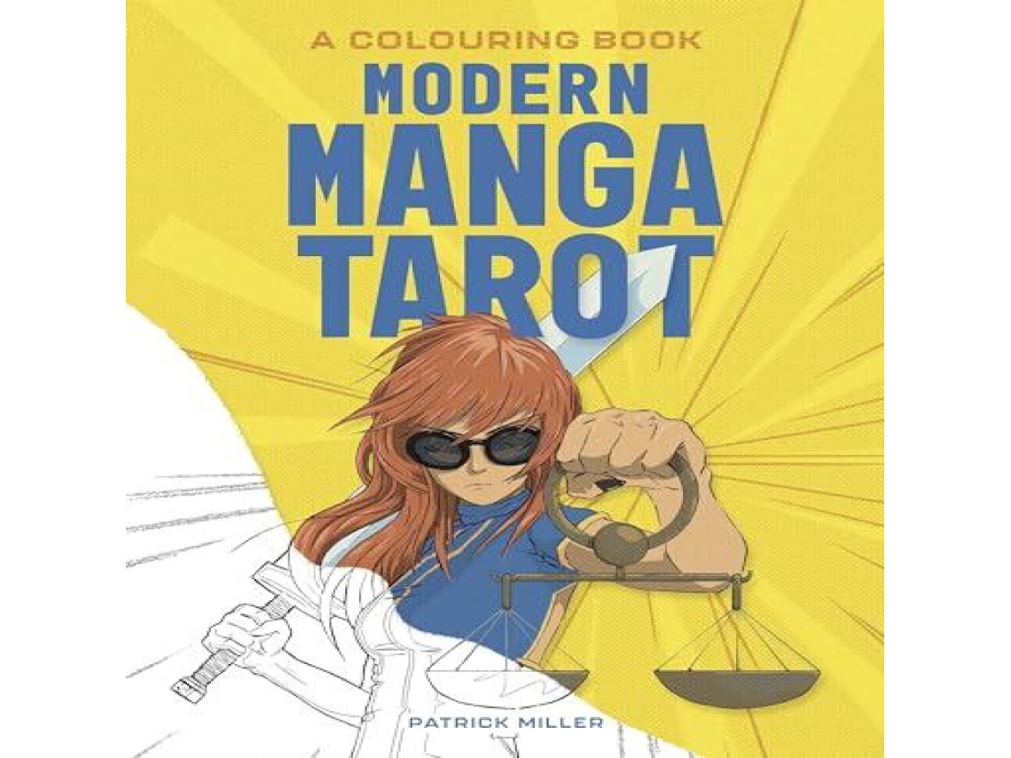 Livro Manga Tarot A Colouring Book de Welbeck (Inglês)
